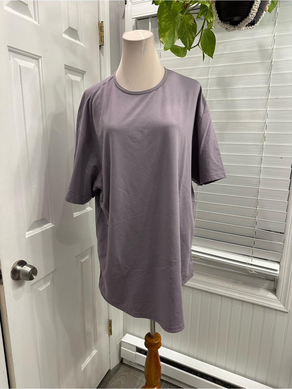 BYLT Basics Short Sleeve Crew Tee - Lavender Gray